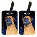 Carolines Treasures Carolines Treasures SS8672BT Bullmastiff Luggage Tag - Pair 2; 4 x 2.75 In. SS8672BT